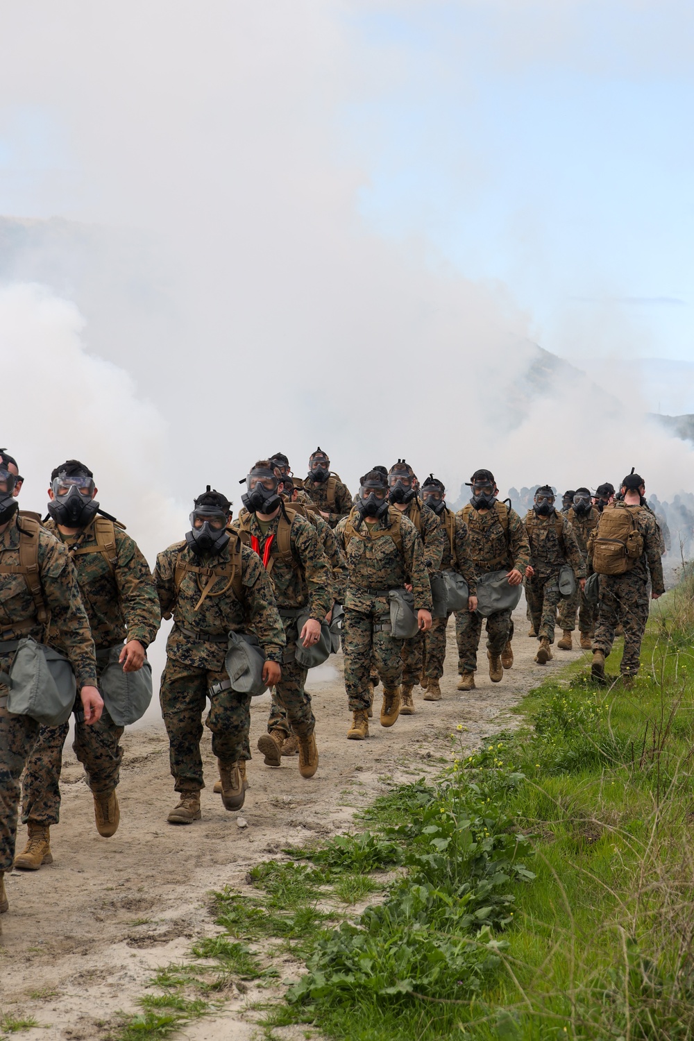 MALS-39 conducts annual Gas Chamber Qualification with a company hike