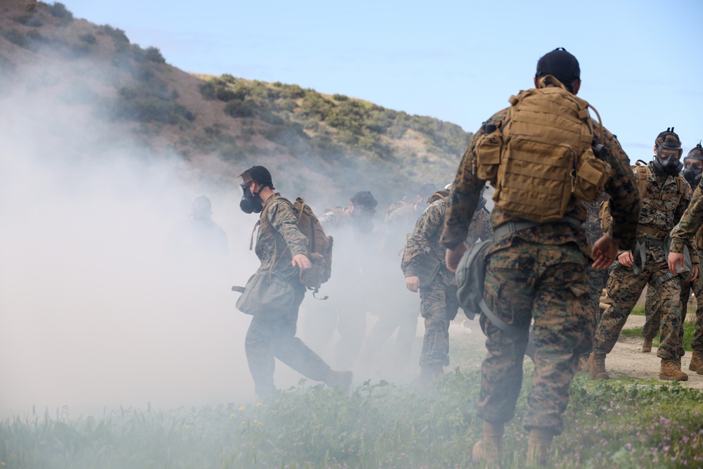 MALS-39 conducts annual Gas Chamber Qualification with a company hike