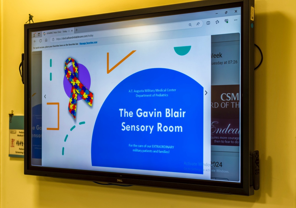 The Inauguration of the Gavin Blair Sensory Room: A Provider's Perspective