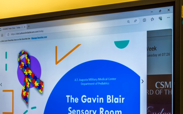 The Inauguration of the Gavin Blair Sensory Room: A Provider's Perspective