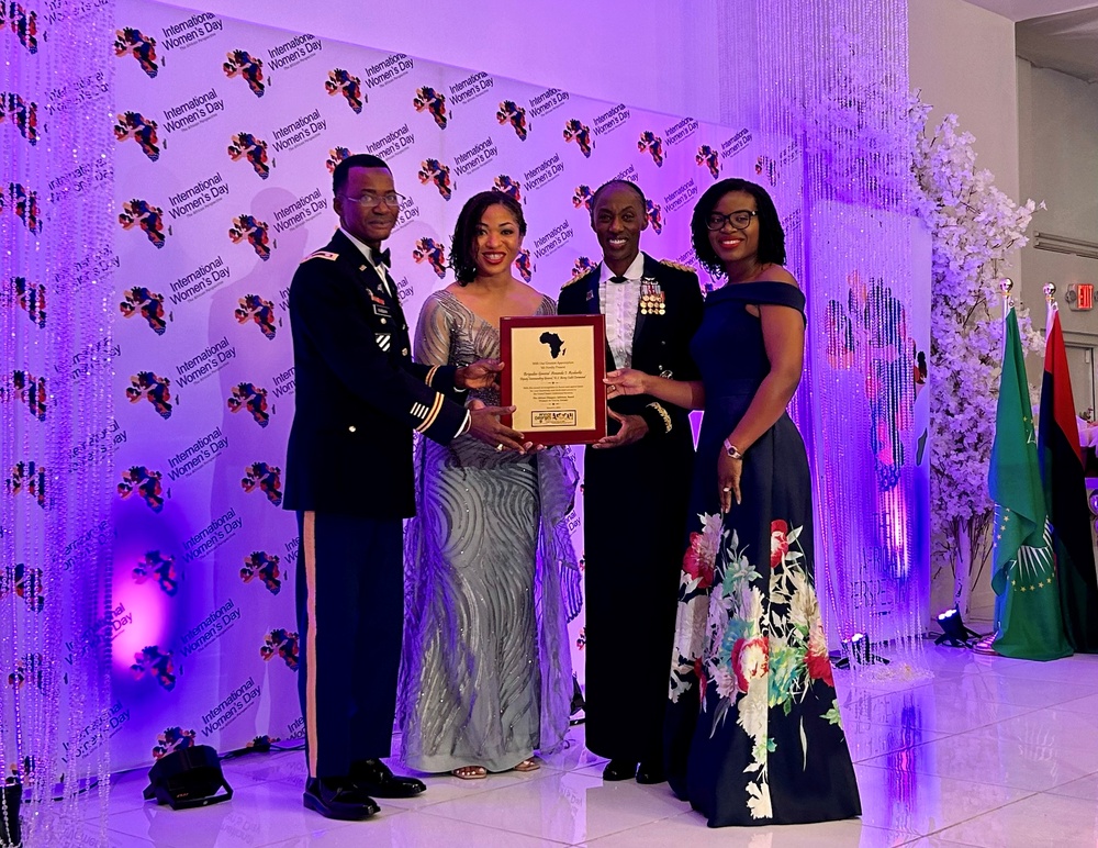 Brigadier General Azubuike Recognized with Woman of Valor Award