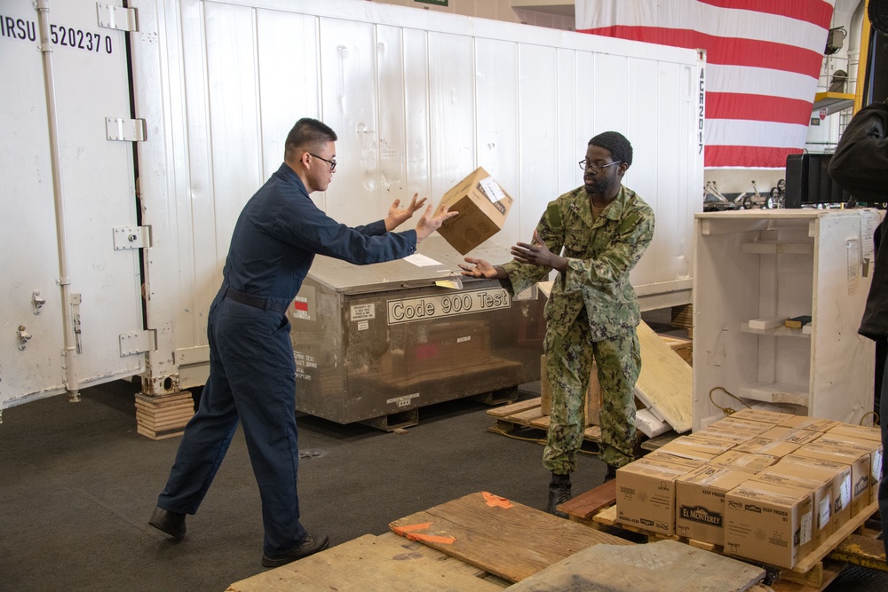 USS Carl Vinson Sailors Conduct Daily Operations