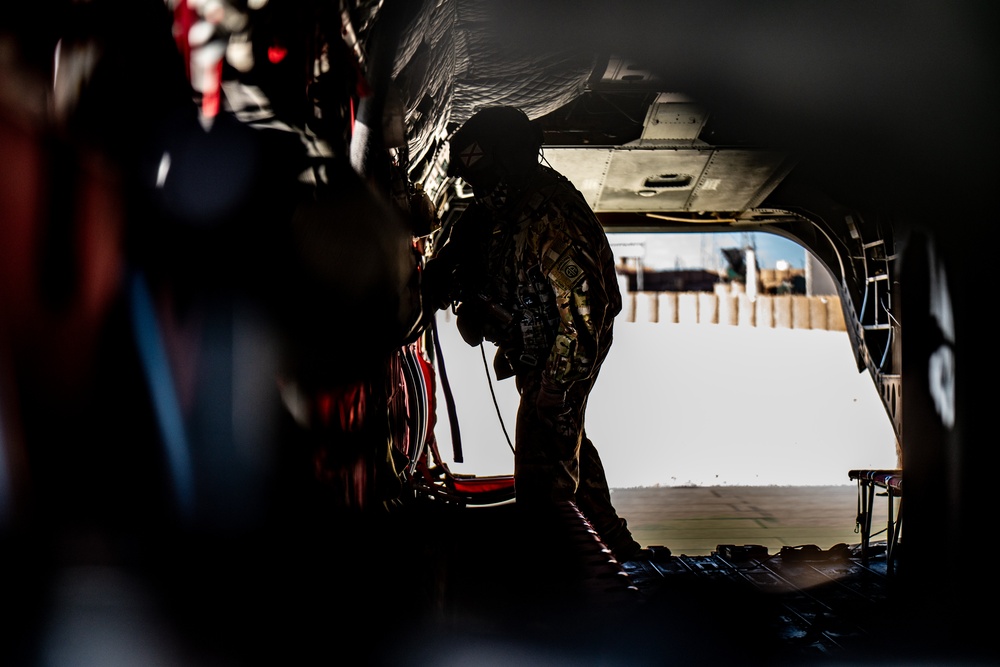 B Co. &quot;Flippers&quot; Fly Over the Middle East