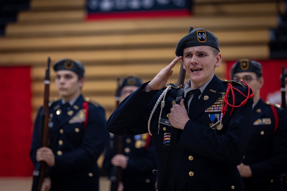 JROTC cadets compete in Sgt. Maj. Paul C. Gray Invitational