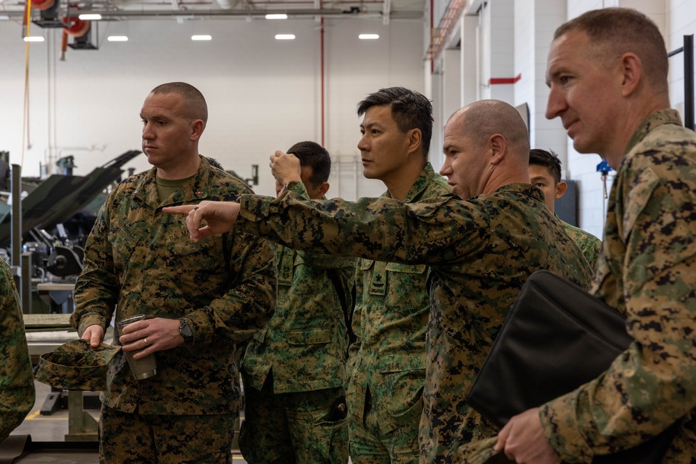 Singapore Armed Forces Visit Camp Pendleton
