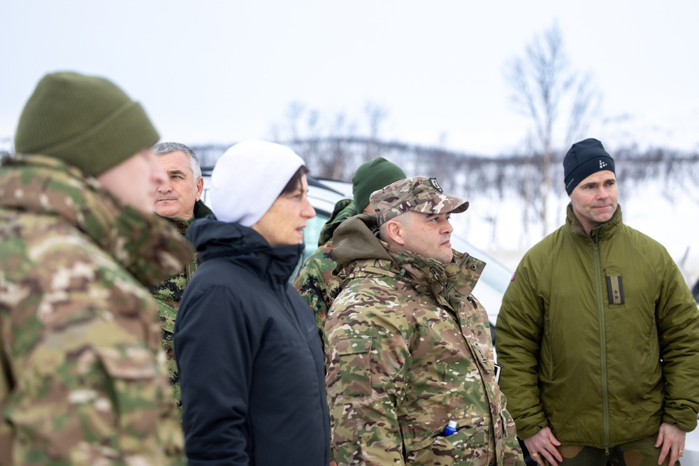 Vienna Document Observation Committee visits U.S. Marines with 1st Battalion, 2nd Marines during Nordic Response 24 in Norway