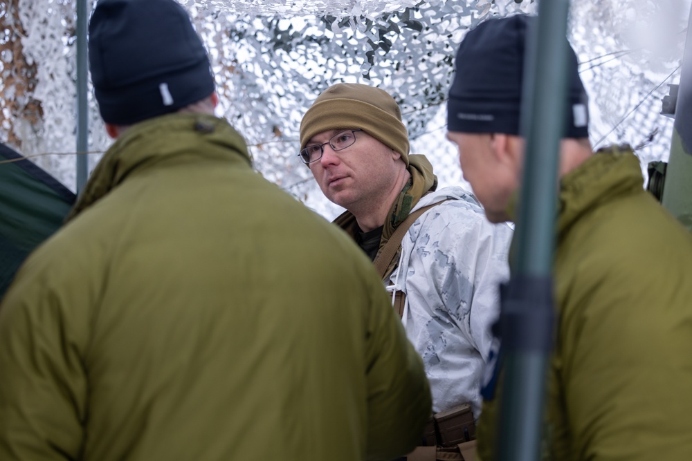 Vienna Document Observation Committee visits U.S. Marines with 1st Battalion, 2nd Marines during Nordic Response 24 in Norway