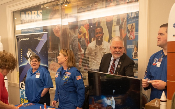 Alabama Space Day booths
