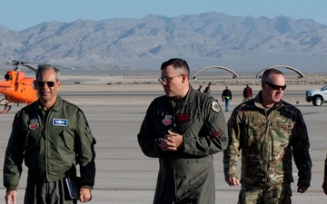 New ACC Commander and Command Chief pay first visit to Creech