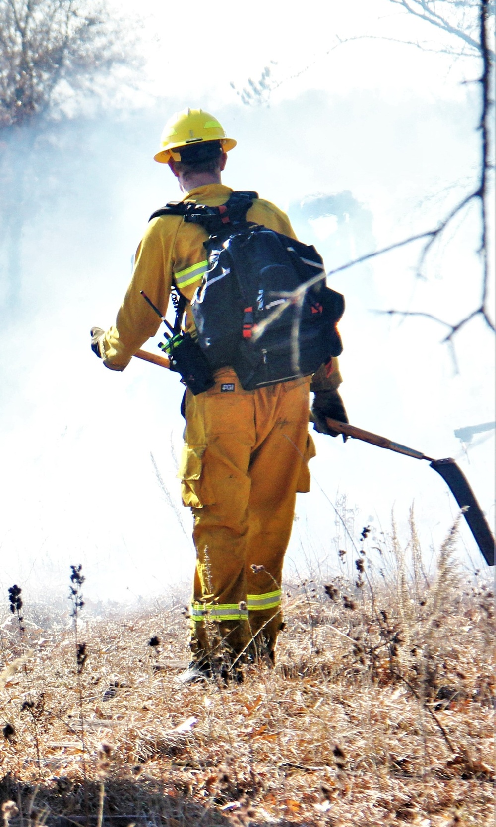 Fort McCoy prescribed burn team holds their first prescribed burn of 2024
