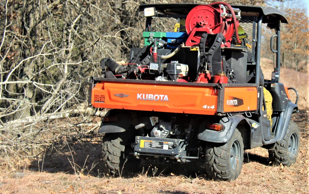 Fort McCoy prescribed burn team holds their first prescribed burn of 2024