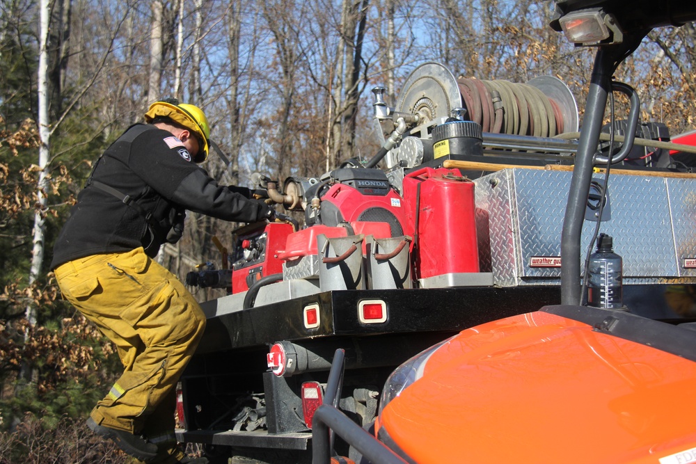 Fort McCoy prescribed burn team holds their first prescribed burn of 2024