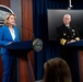 Secretary Hicks, VCJCS Navy Adm. Grady provide opening remarks on DOD FY2025 Budget