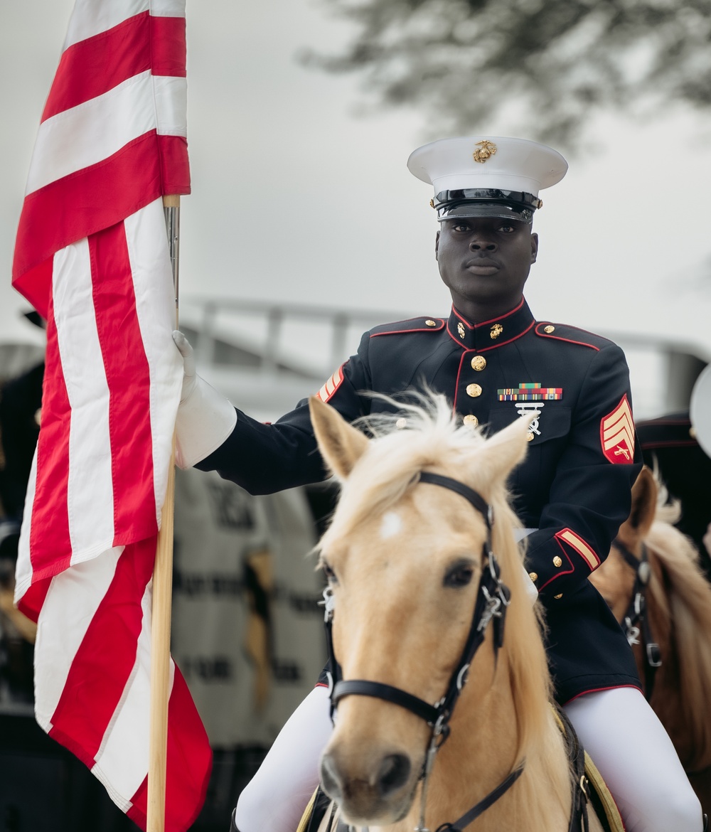 Mounted Color Guard Comes to Houston