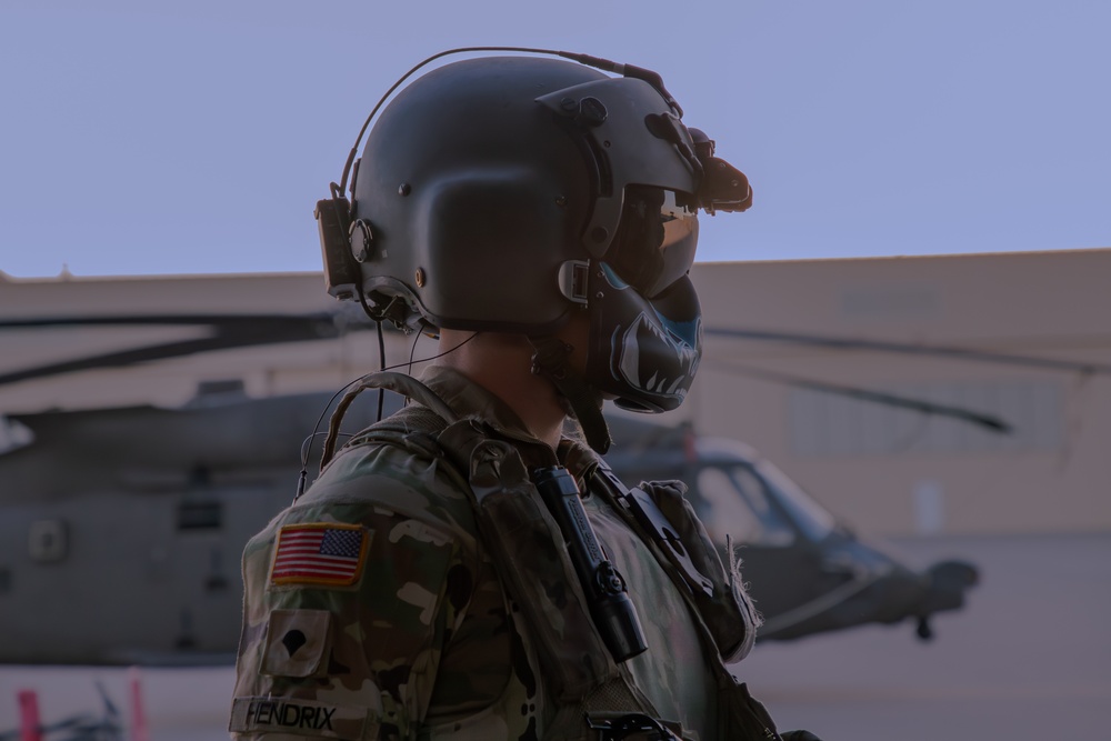 Portrait of U.S. Army Door Gunner