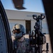 U.S. Army Door Gunner conducts pre-flight check