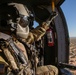 U.S. Army Door Gunner scans the horizon