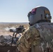 U.S. Army Door Gunner fires a M240H