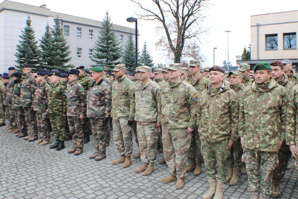 Iron Soldiers Honor Sweden's Accession at the NATO Joint Force Training Center