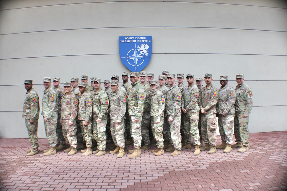 Iron Soldiers Honor Sweden's Accession at the NATO Joint Force Training Centre