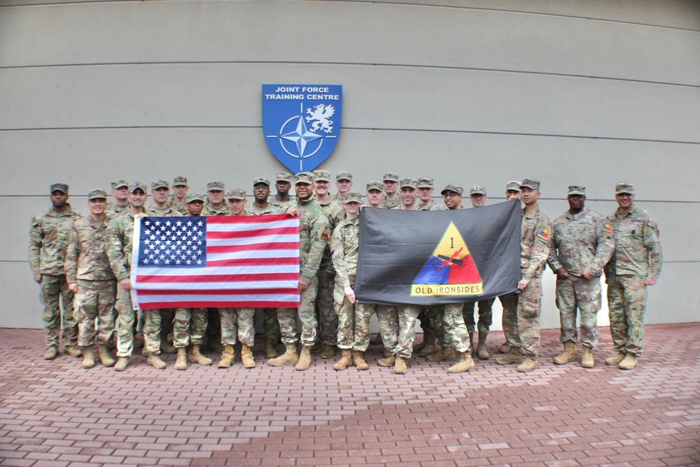 Iron Soldiers Honor Sweden's Accession at the NATO Joint Force Training Centre