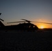 U.S. Army UH-60M Blackhawk and sunset