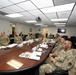 Leaders from six of the Department of the Air Force installations within California are briefed during the Department of the Air Force California Installation Commanders' Caucus