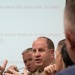 U.S. Air Force Col. James Peterson, 9th Mission Support Group commander, Beale Air Force Base, addresses attendees during the Department of the Air Force California Installation Commanders' Caucus.