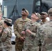 Department of the Air Force California Installation Commanders' Caucus attendees watch a tethered drone demonstration