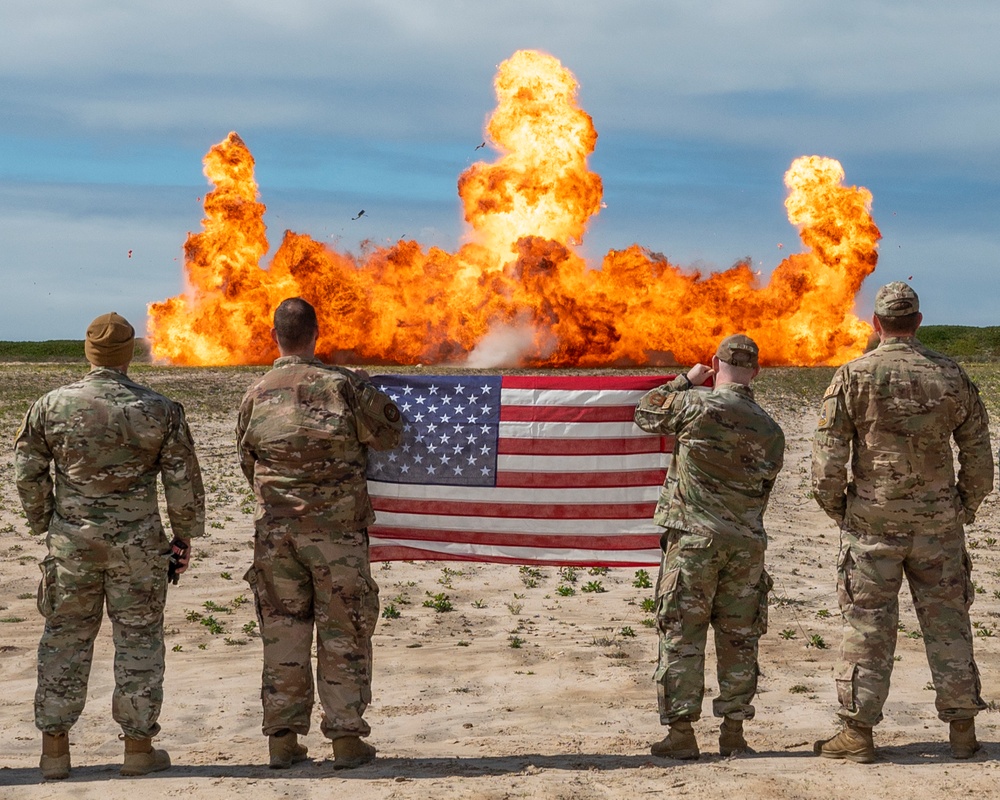 30th CES Explosive Ordnance Disposal Senior Master Sgt. Retires