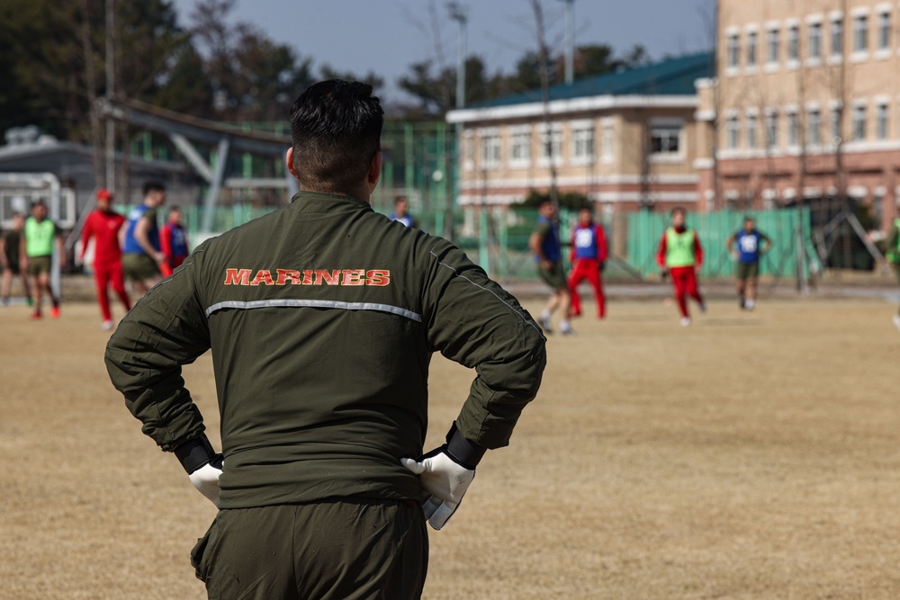 Freedom Shield 24 | III MEF, 1st MarDiv, ROK Marines participate in friendly soccer game