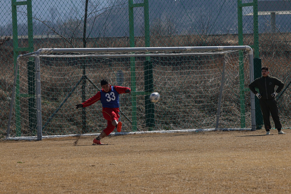 Freedom Shield 24 | III MEF, 1st MarDiv, ROK Marines participate in friendly soccer game