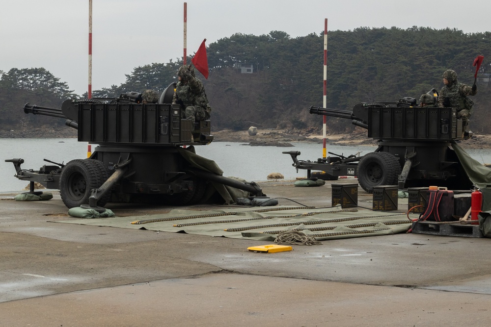 U.S. and ROK Marines conduct combined live fire