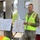 Col. Eric Swenson briefs visitors during Lahaina site visit