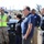 Col. Eric Swenson briefs visitors during Lahaina site visit