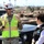 Col. Eric Swenson briefs visitors during Lahaina site visit