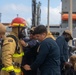 ESL Sailors Conduct Pier Side Response to Fire Drill