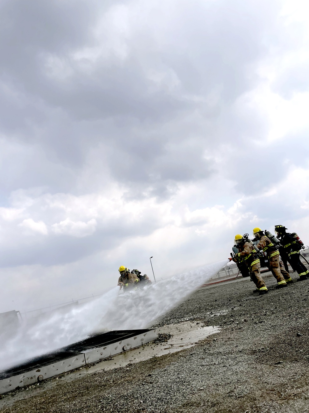 USAG Humphreys Joint Training with USMC Firefighters