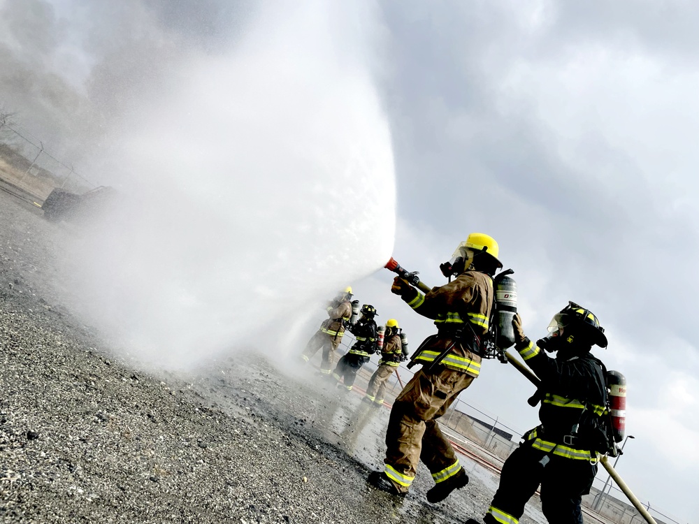 USAG Humphreys Joint Training with USMC Firefighters