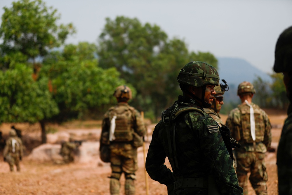 Squad Live Fire Exercise, at Sa Keo, Thailand