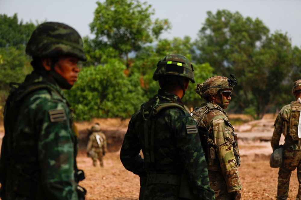 Squad Live Fire Exercise, at Sa Keo, Thailand