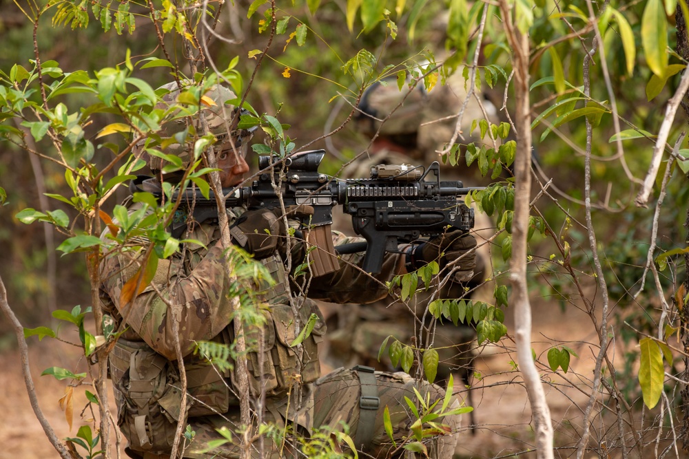 Squad Live Fire Exercise, at Sa Keo, Thailand