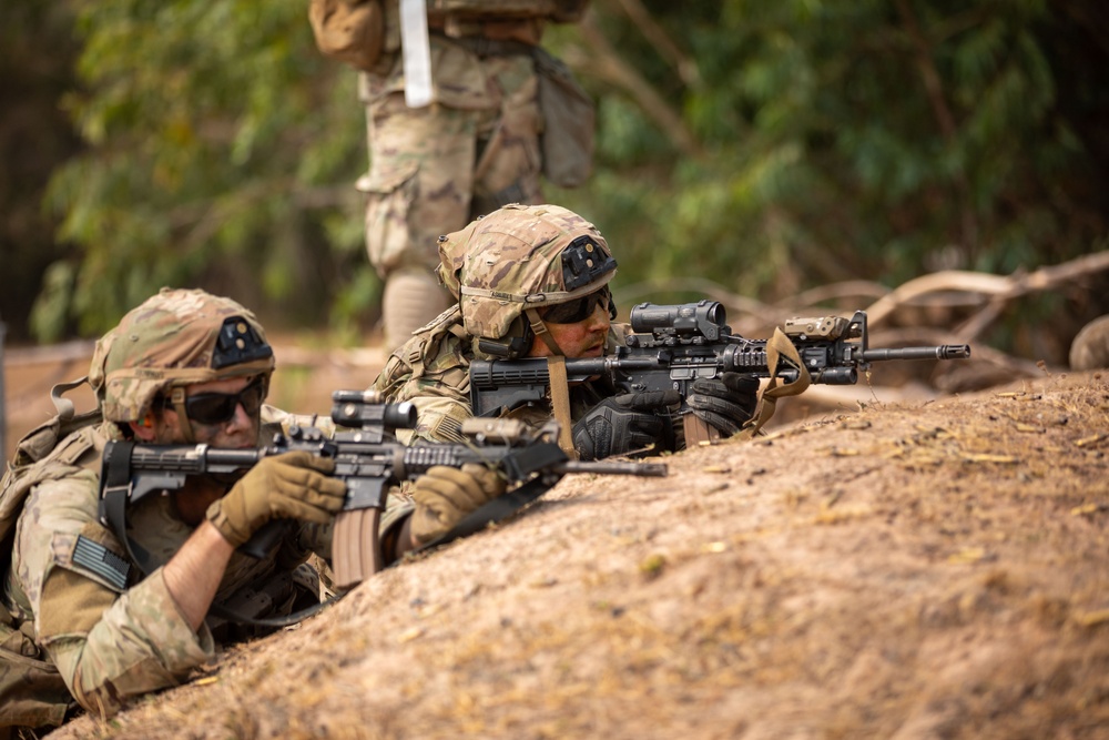 Squad Live Fire Exercise, at Sa Keo, Thailand