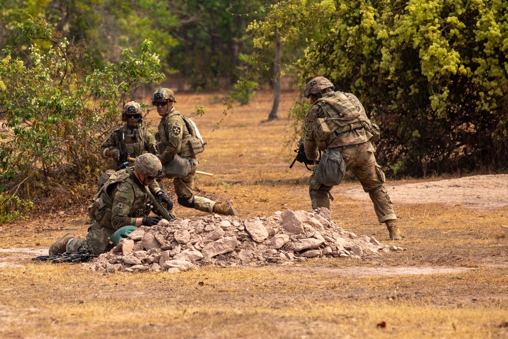 Squad Live Fire Exercise, at Sa Keo, Thailand