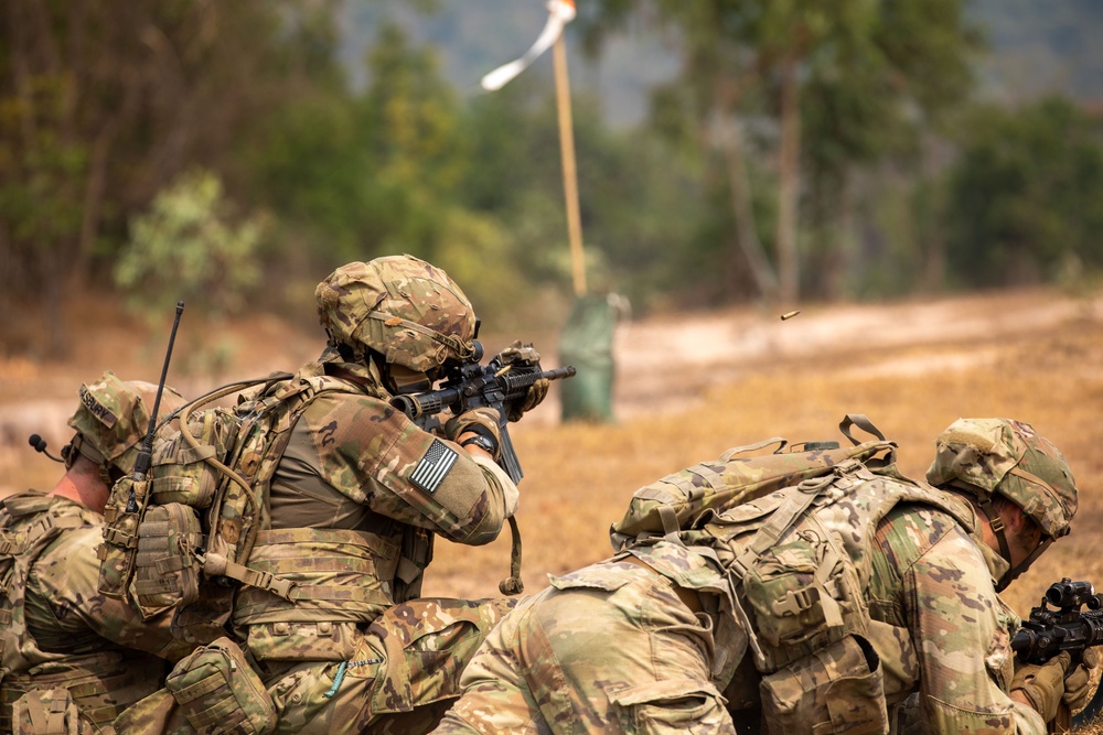 Squad Live Fire Exercise, at Sa Keo, Thailand