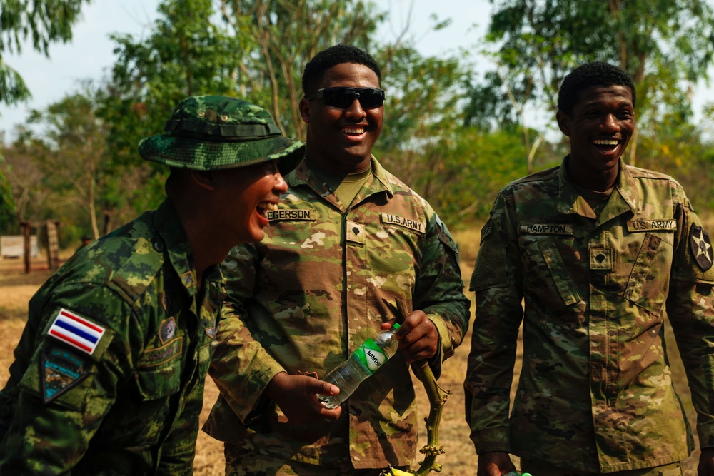Jungle training for Cobra Gold at Sa Keo, Thailand