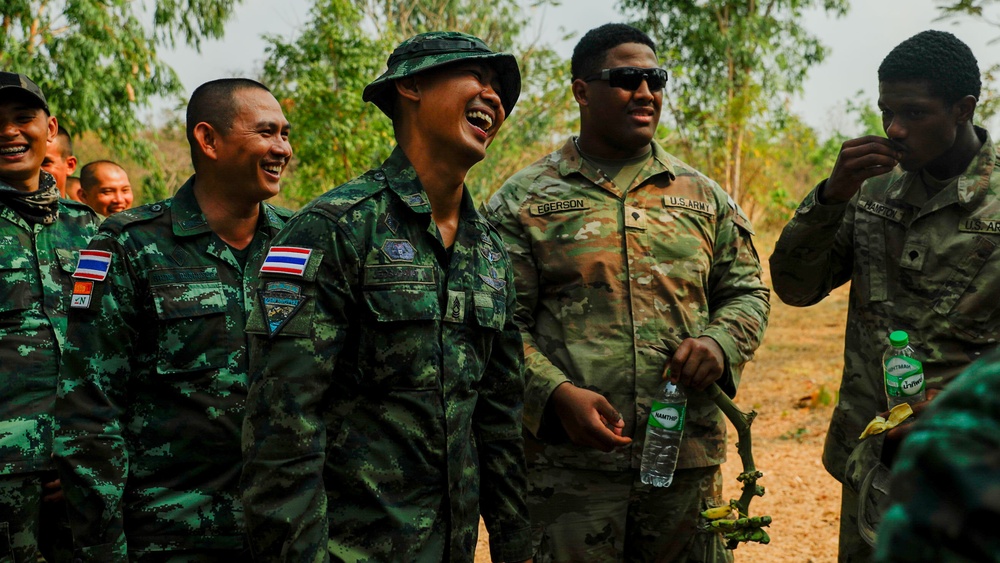 Jungle training for Cobra Gold at Sa Keo, Thailand