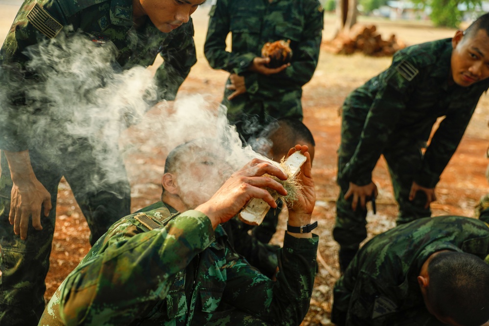 Jungle training for Cobra Gold at Sa Keo, Thailand