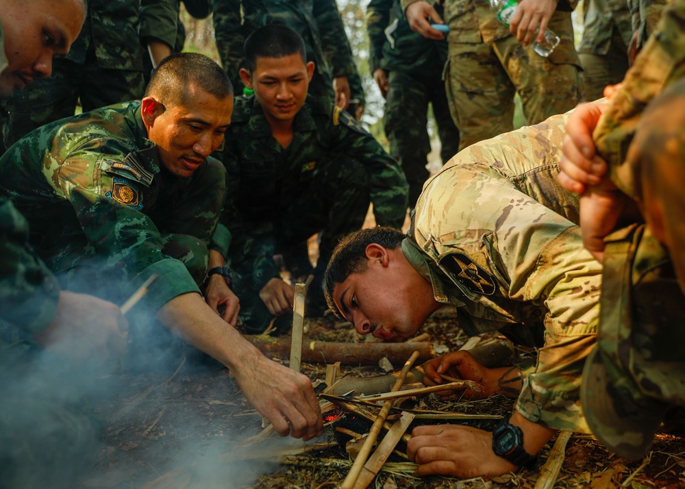 Jungle training for Cobra Gold at Sa Keo, Thailand