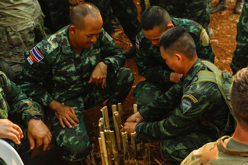 Jungle training for Cobra Gold at Sa Keo, Thailand